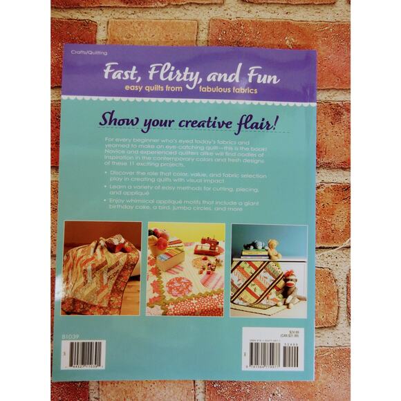 FAST‎ FLIRTY AND FUN Easy Quilts from Fabulous Fabrics by Sarah Bisel Quilting - Picture 3 of 14